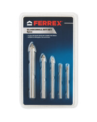 Ferrex Glass Drill Bits 5 Pack