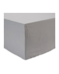 Dark Grey Double Fitted Sheet