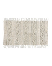 Kirkton House Cream Textured Rug