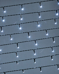 Dark Cable White 50 LED Light Chain