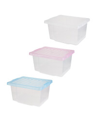 Premier 20L Storage Boxes 2 Pack