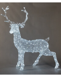 Outdoor Light Up 1.4m Jewelled Stag