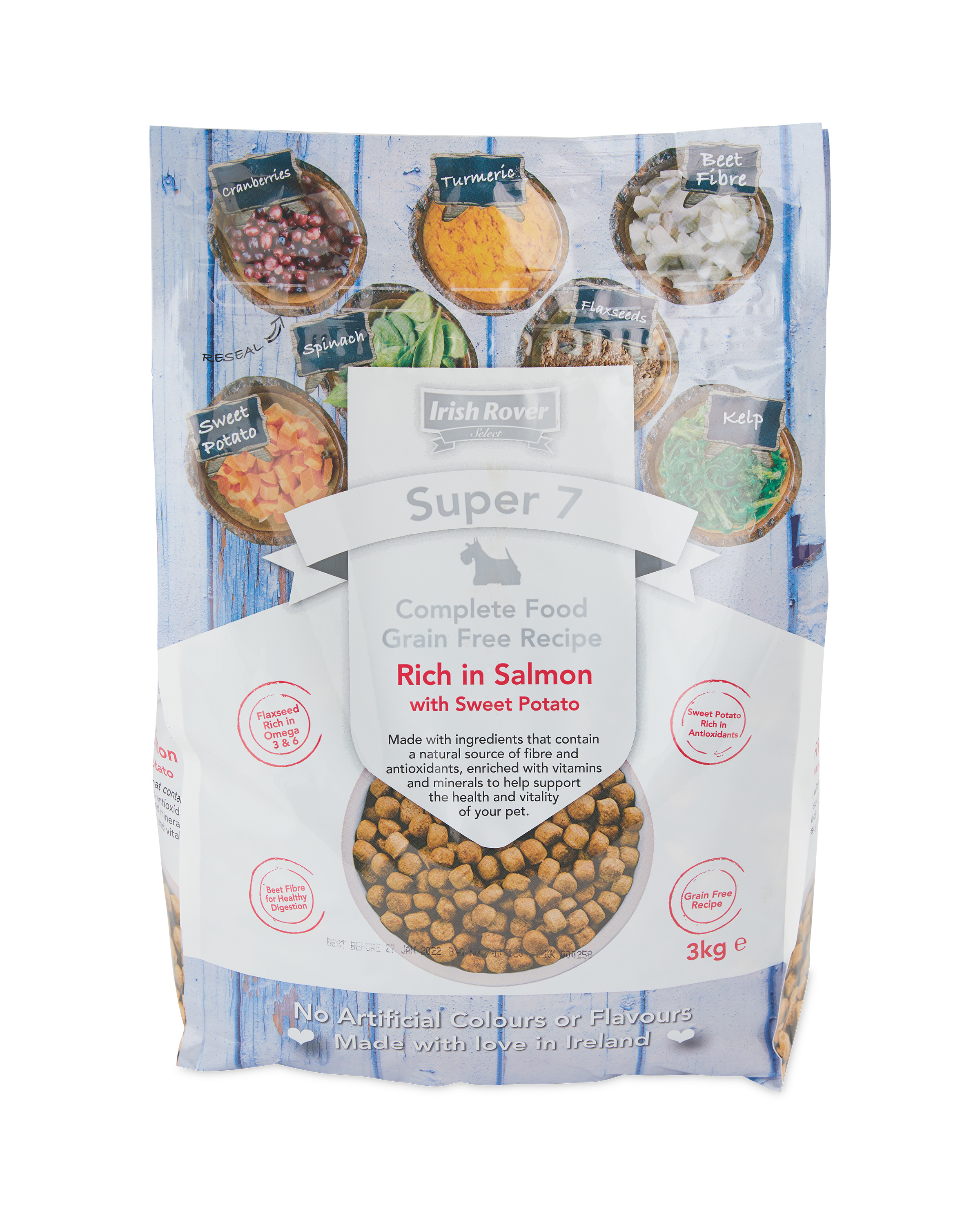 Super 7 Salmon & Potato Dog Food 3kg