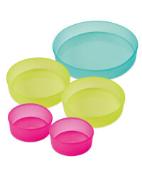 Blue Stretch Lids 5 Pack