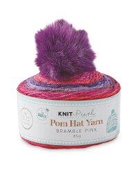Faux Fur Bramble Pom Hat Yarn