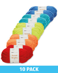 Bright Double Knit Yarn 10 Pack