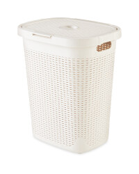 Addis Plastic Laundry Hamper - Cream