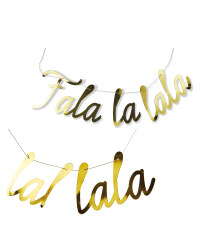 Falalalala Script Bunting 2 Pack