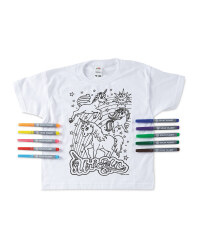 Unicorn Colour-In T-Shirt
