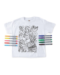Mermaid Colour-In T-Shirt