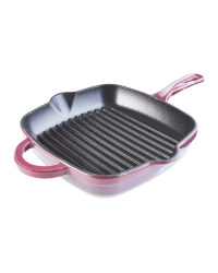 Plum Ombre Cast Iron Griddle Pan
