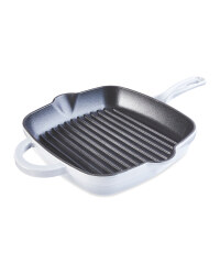 Grey Ombre Cast Iron Griddle Pan
