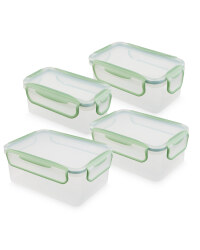 Green Rectangle Clip & Close Set