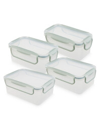 Grey Rectangle Clip & Close Set