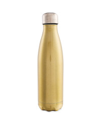 Gold Steel Hydration Bottle