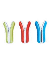 Rainbow Kitchen Bag Clips 3 Pack