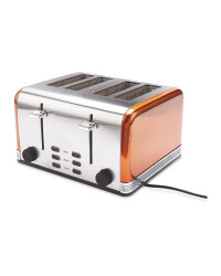 Ambiano Copper 4 Slice Toaster