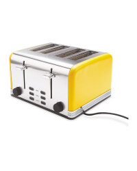 Ambiano Mustard 4 Slice Toaster