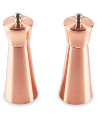 Solid Copper Salt/Pepper Mill Set