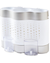 Minky Silver/White Styling Dock