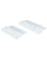 Clear 10 Compartment Case 2 Pack