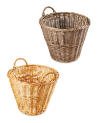 Kirkton House Round Log Basket
