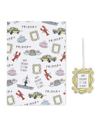Friends Birthday Gift Wrap And Tag