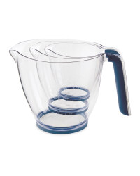 Blue Premium Measuring Jugs 3 Pack