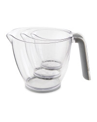 Grey Premium Measuring Jugs 3 Pack
