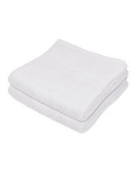 White Luxury Hand Towel 2 Pack