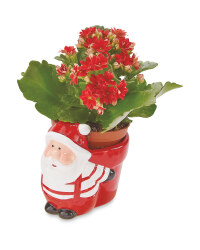 Santa Novelty Ceramic Planter