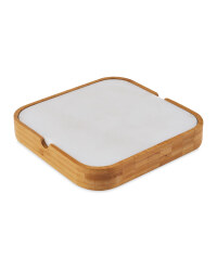 Square Marble Cheeseboard Set