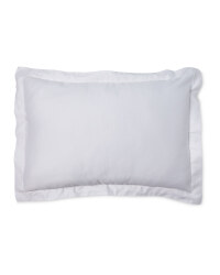 White Oxford Sateen Pillowcase Pair