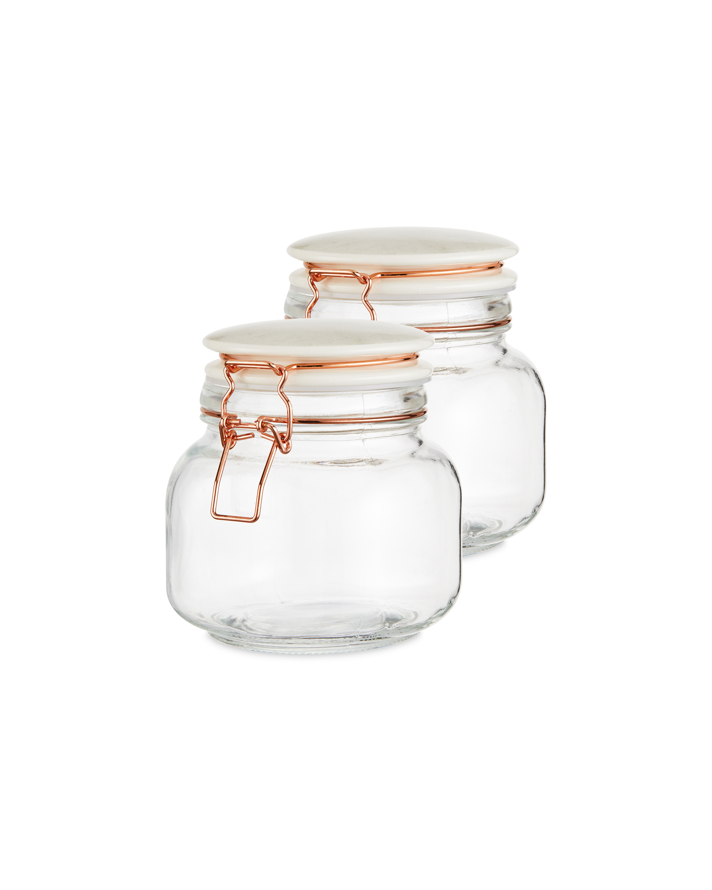 Bathroom Storage Jars 2 Pack - ALDI UK