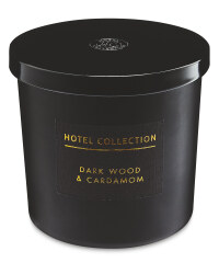 Dark Wood & Cardamom Glass Candle