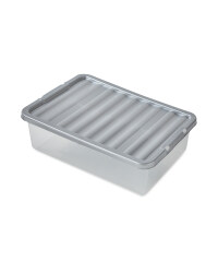 Silver 32L Underbed Storage Box