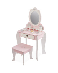 Toy Vanity Unit & Accessories - Pink