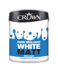 Crown Matt White Emulsion 5L