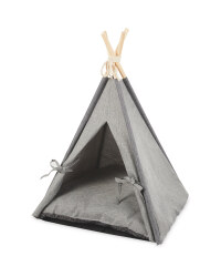 Small Grey Pet Teepee