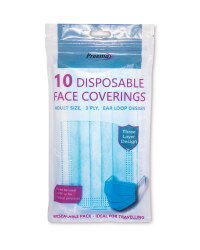 Disposable Face Covering 10 Pack