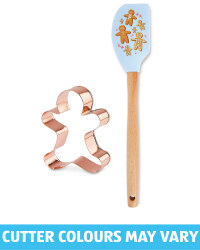 Gingerbread Man Spatula & Cutter Set