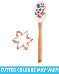 Snowflake Spatula & Cutter Gift Set