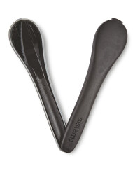 Sistema Reusable Black Cutlery Set