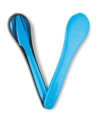Sistema Reusable Blue Cutlery Set