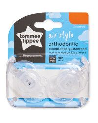 Clear Air Soother 2 Pack 6-18 Months
