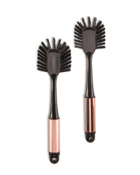 Black/Rose Gold Kitchen Brush Set