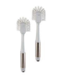 Grey/Silver Kitchen Brush Set