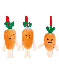 Carrot Kids Tree Decorations