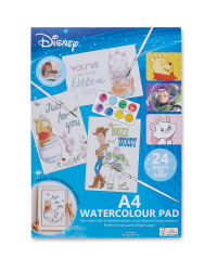 Disney A4 Watercolour Pad