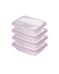 Pink 750ML Fresh & Freeze Box 4 Pack